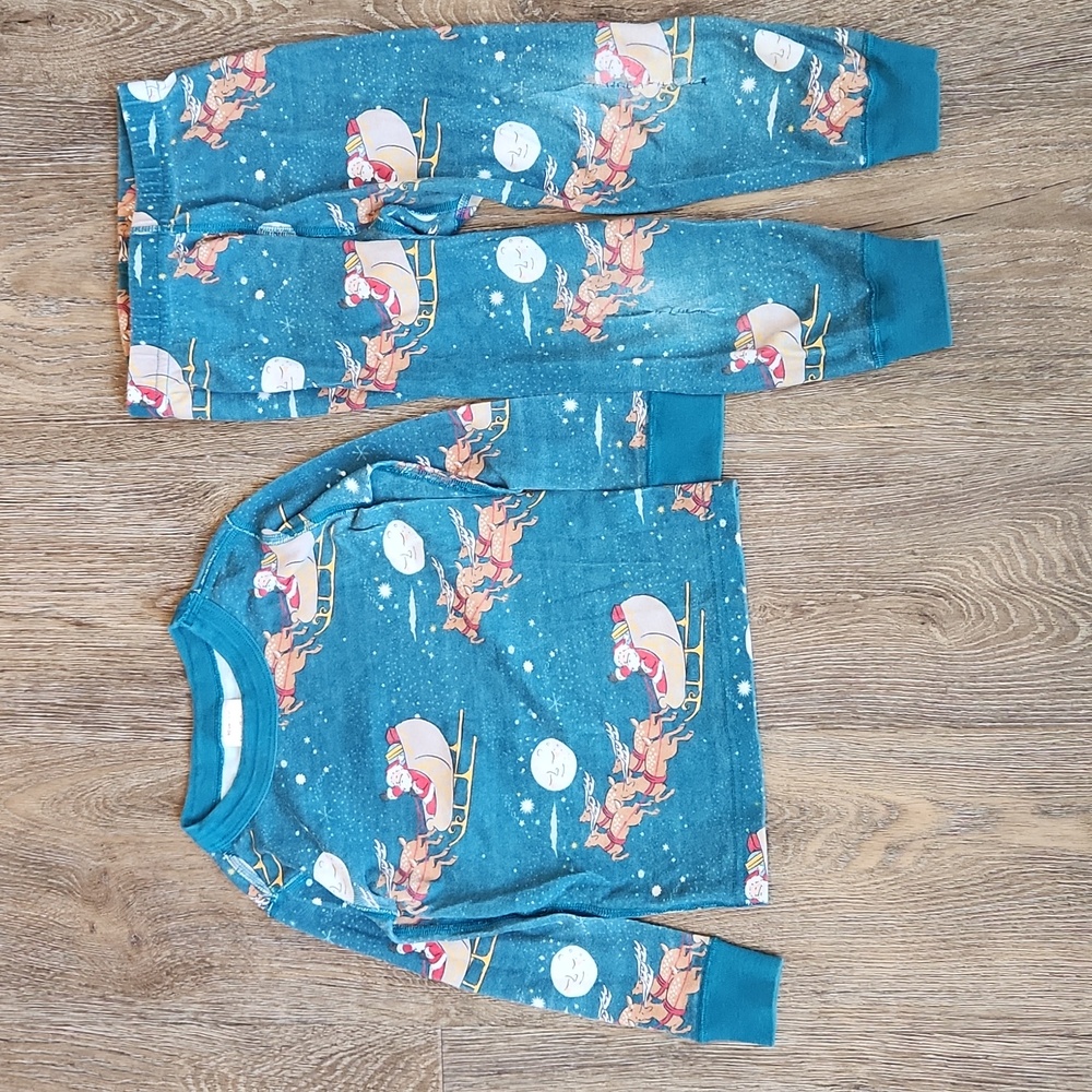 Hanna Andersson Christmas Pajama Set Toddler Size 3T (90cm)